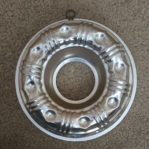 Vintage Silver Bundt Decor